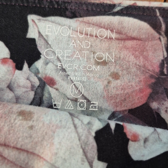 Evolution and Creation Pink Skull Yoga Gym Leggings Medium - Picture 6 of 6